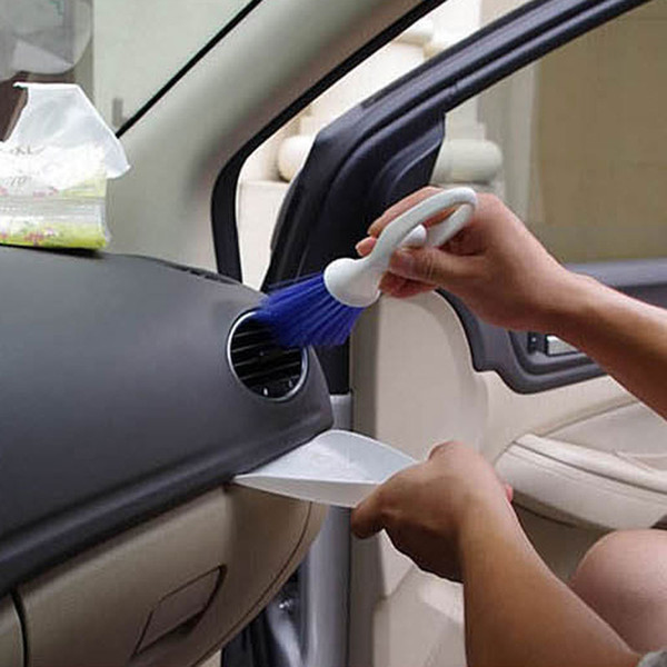 Car cleaning brush Auto aperture small brush cleaning brush scrub Outlet brush instrument desk air conditioning Gap brush