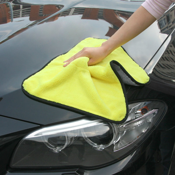 Microfiber Coral Fleece Double-sided Washing Towel Car Beauty Towel Thicken Water Washing Towel