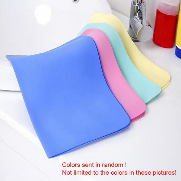 2 pcs Colorful Magic Car Washing Wipe Towel Cloth Absorber Synthetic Chamois Leather