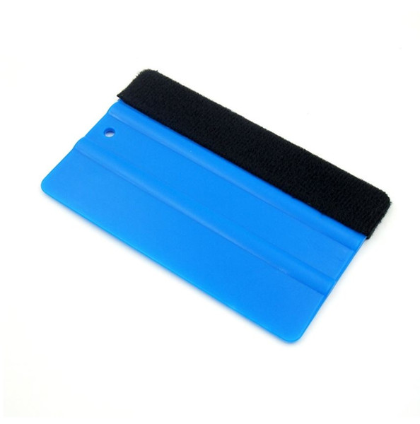 Car Vinyl Film wrapping tools Blue Scraper squeegee with felt edge size 11cm*8cm Car Styling Stickers Accessories