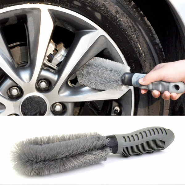 Universal Car Auto Motorcycle Car Wash Tire Brush Dust Cleaner Cleaning Tool Wheel Tire Rim Hub Clean brush