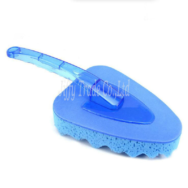 Car Spoke Truck Motorcycle Alloy Wheel Brush Tire Rim Hub Clean Plastic Coated Wire Wash Washing Cleaning Tool(color:blue)