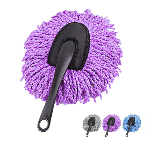 2018 Hot Microfiber Cloth Long Handle Car Wash Brushes Car Body Window Glass Wiper Cleaning Tools Kit Automobile Windshield Cleaner DHL