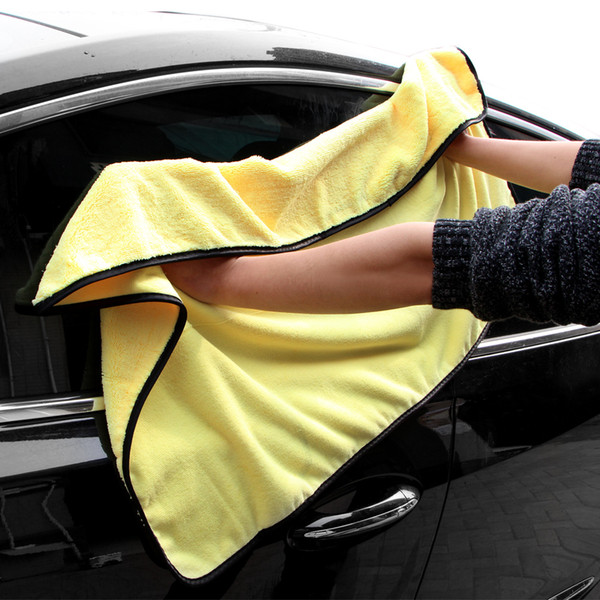 Super Absorbent Car Wash hand towel Microfiber Towel Car Cleaning Drying Cloth Large Size 92*56cm Hemming Car Care Cloth Detailing Towel