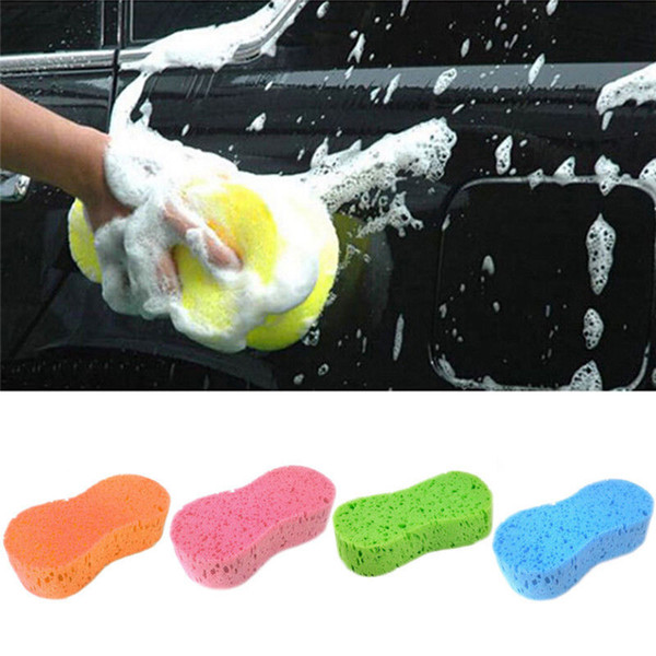 5pcs auto care car wash sponge for wash and cleaning car cleaning products tools Cloth Yellow, blue, red, green, brown GGA183