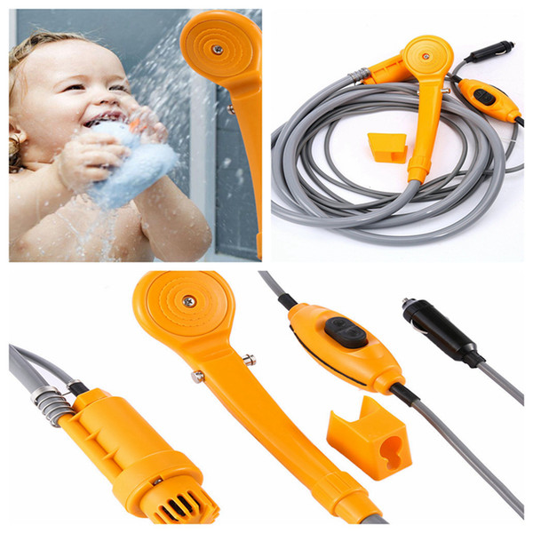 12V Portable Pressure Washer Shower Set Indoor Outdoor Use Automobile/car /camping/pet Shower Set DDA364