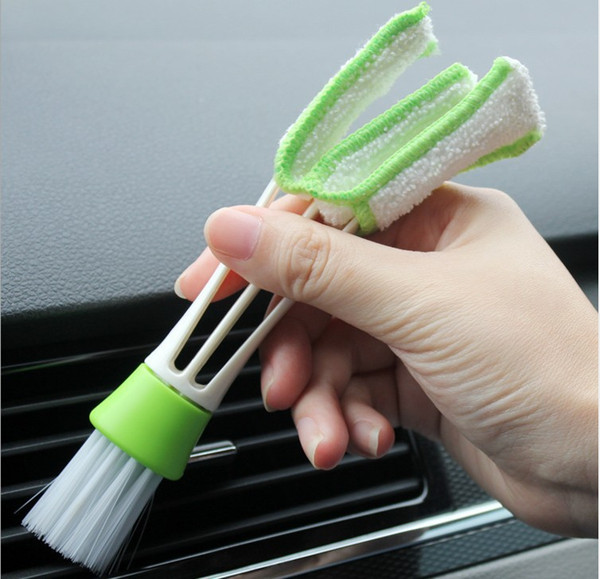 Car Washer Microfiber Brush Car Cleaning Brush Air-condition Cleaner Computer Keyboard Vent Window Supplies Versatile Cleaning