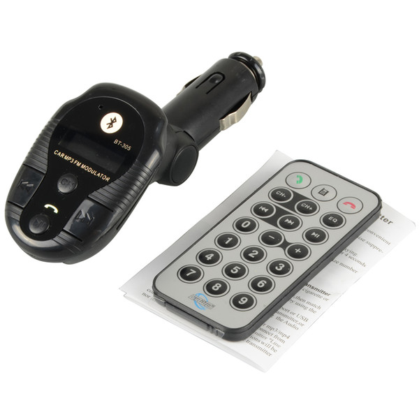 Car Kit MP3 Bluetooth Player FM Transmitter Modulator BT-305 M00088 VPRD