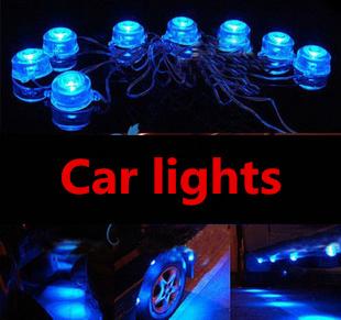 New Style Car Chassis Lamp Blue light Automobile Flash Decorative Lamp white light Car Ambient Lamp Colour light