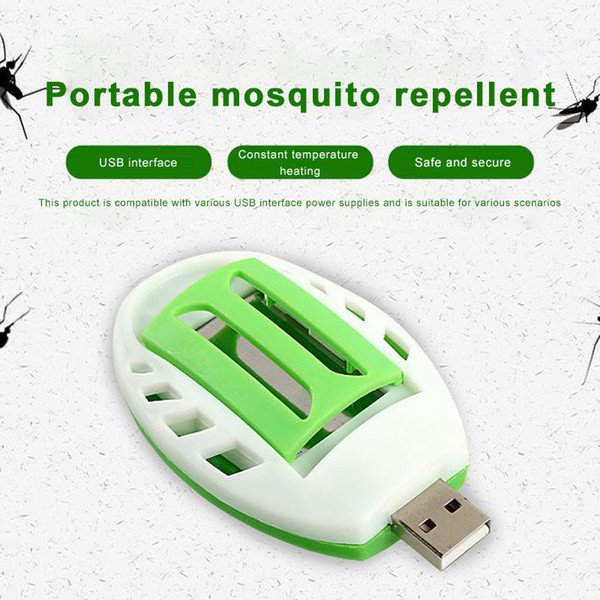 Mosquito Killer Electric Summer Insect USB Green+White Electric Mosquito Repeller Repellent Plastic Pest Control Sleep Home car