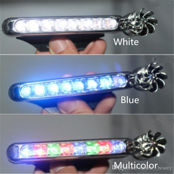 8 LED Car Wind Energy Daytime Running Light LED Work Light Bar Fog Lamp Car DRL Driving Day Decorative Lights.