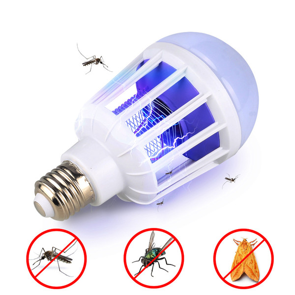 AC175~220V LED Mosquito Killer Bulb E27/B22 LED Bulb For Home Lighting Bug Zapper Trap Lamp Insect Anti Mosquito Repeller Light car