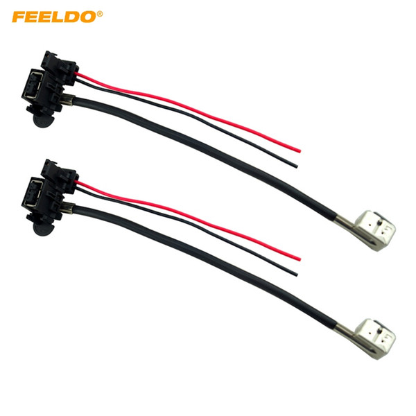 FEELDO 2PCS Car Power Cord Wire Harness For Hella Factory Original D1S OEM Xenon HID Ballast #1958