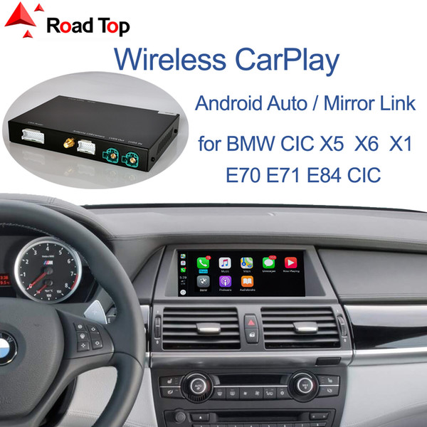 Wireless CarPlay for BMW CIC System X5 E70 X6 E71 2011-2013 X1 E84 2009-2015, with Android Mirror Link AirPlay Car Play Function