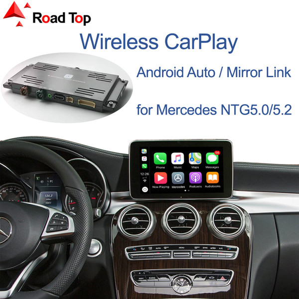 Wireless CarPlay Interface for Mercedes Benz C-Class W205 GLC 2015-2018, with Android Auto Mirror Link AirPlay Car Play