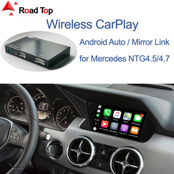 Wireless CarPlay for Mercedes Benz GLK 2011-2015, with Android Auto Mirror Link AirPlay Car Play Functions