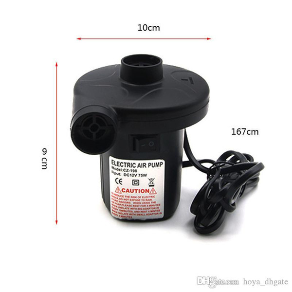 hot DC12V Car vehicle inflator inflatable bed swimming ring air pump High quality Strong plastic pumps For General