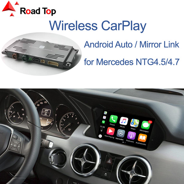 Wireless CarPlay Interface for Mercedes Benz GLK 2011-2015, with Android Auto Mirror Link AirPlay Car Play Functions