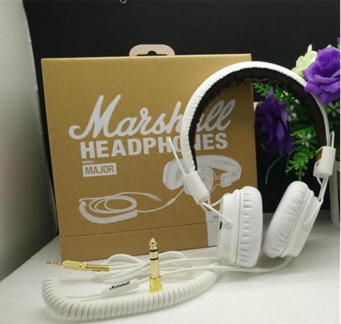 Hot Marshall 1 Motorcycles Car Headphone Stereo Good Sound Wired Earphone High Quality Wired Headset Black