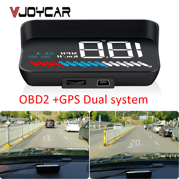 ar Electronics Accessories Head-up Display Car OBD GPS Hud Speedometer M7 Head Up Display OBD M8 Windshield Projector Digital Speed Proje...