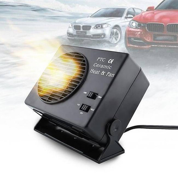 free shipping 300w DC 12v Switch Ceramic Car Fan Heater Heating Warmer Defroster Demister Vehicles Portable Ceramic Heating Cooling Dryer