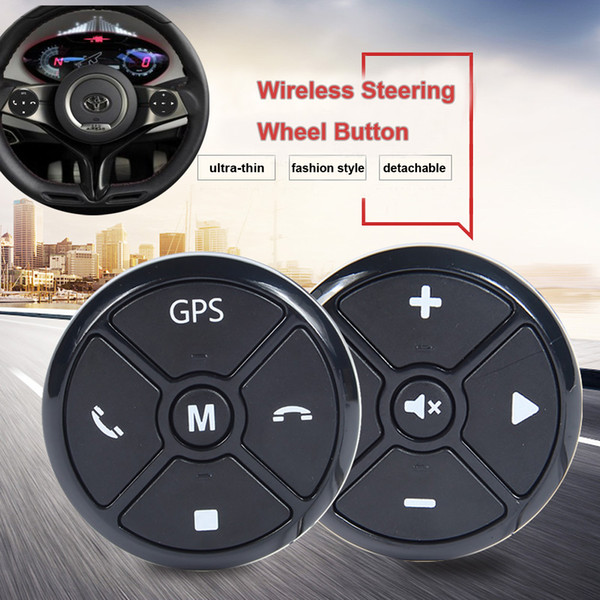 Wireless Universal Car Steering Wheel Button Controller For Car DVD Multimedai Radio Remote Controller 3 Generation Fashion Detachable