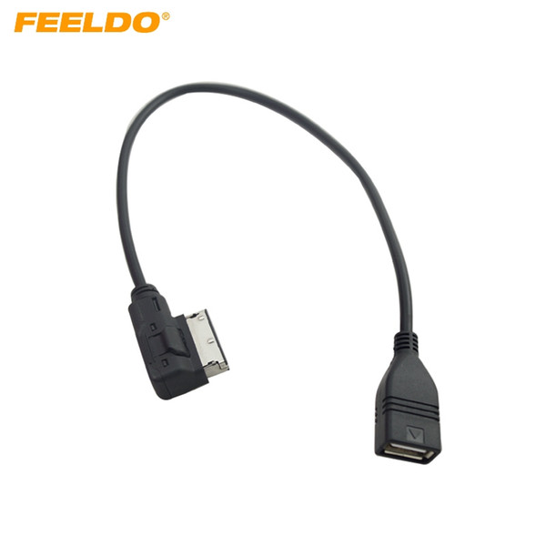 FEELDO Car Audio Music Interface AMI/MDI/MMI To USB Adapter Cable For Audi A3/A4/A5/ A6/VW TT/Jetta/GTI/GLI/Passat/CC/Touareg/EOS #1557