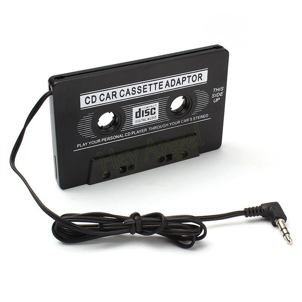 New transmitter Hot Car Tape Cassette to 3.5mm Aux Audio Adapter for iPhone iPad Samsung MP3 MP4 Player with retail box