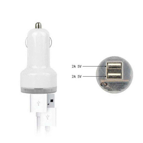 Car USB Charger Mobile Phone Charger 2 Port USB Car Chargers for Samsung Xiaomi Tablet Charger for cellphone