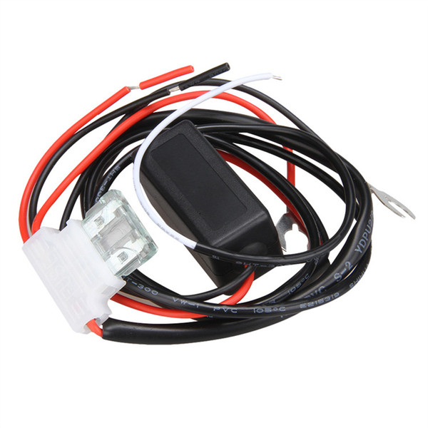 Car Intelligent DRL LED Daytime Running Light Relay Harness DRL Controller Cable Wires auto LED Daytime running parking light On/Off Switch