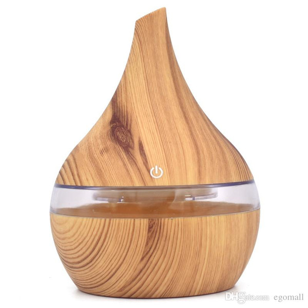 300ml USB Electric Aroma air diffuser wood Ultrasonic air humidifier Essential oil Aromatherapy cool mist maker for home car