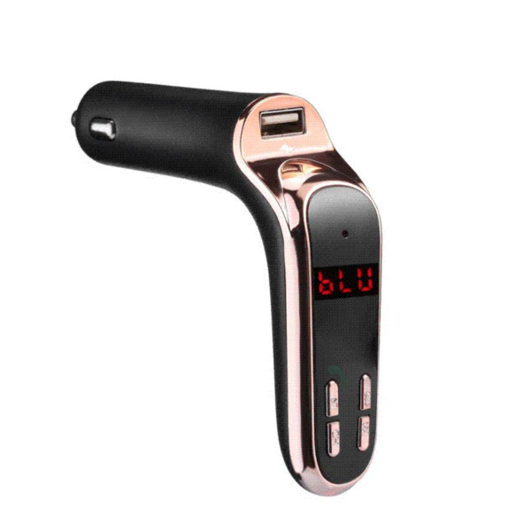 New Arrival Bluetooth Car Kit Handsfree FM Transmitter Radio MP3 Player USB Charger & AUX apr19