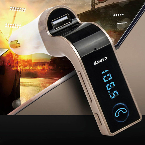 2017 G7 Smartphone Bluetooth MP3 Radio Player Handfree FM Transmitter Modulator 2.1A Car Charger Wireless Kit Support Hands-free Micro