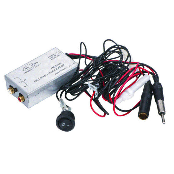 Car Factory Radio Stereo Auxillary AUX RCA Audio Input Adapter Wired FM Modulator Antenna Port wholesale