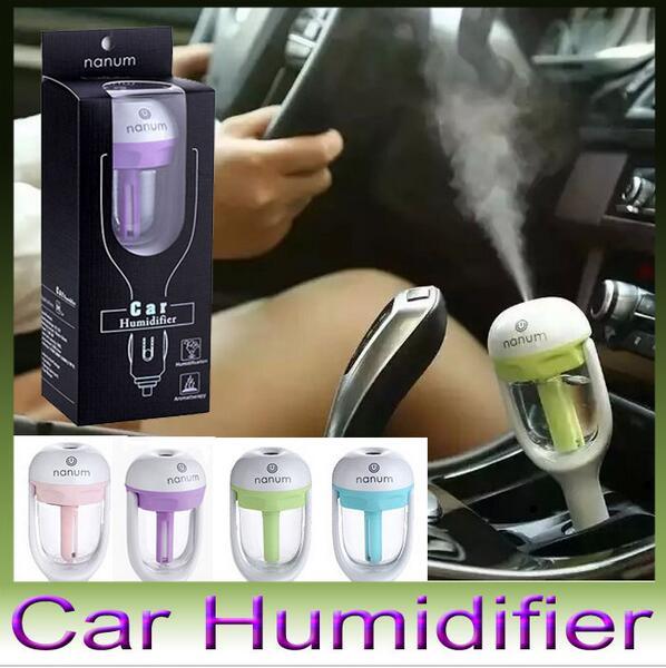 USB Car Plug Humidifier Fresh Refreshing Fragrance ehicular essential oil ultrasonic humidifier Aroma mist car Diffuser