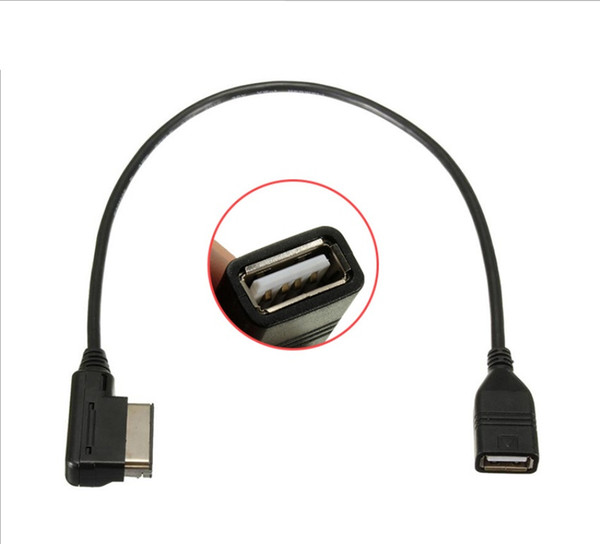 Media-in USB adapter cable Fit Audi AMI MMI VW Skoda SuperB MDI USB car Audio MP3 music interface Adapter A3 Golf MK7 MK6