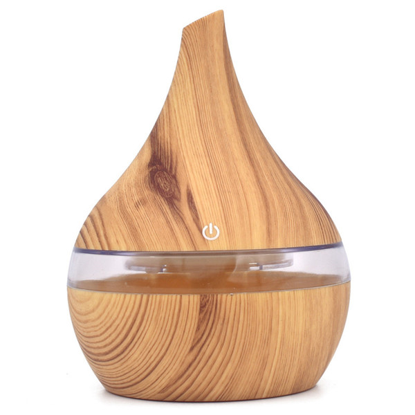 300ml USB Electric Aroma air diffuser wood Ultrasonic air humidifier Essential oil Aromatherapy cool mist maker for home car