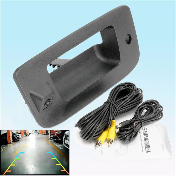 Freeshipping Car Tailgate Handle Backup Reverse Rear View Camera CCD KIT for Chevrolet/GMC Silverado Sierra 2007-2013