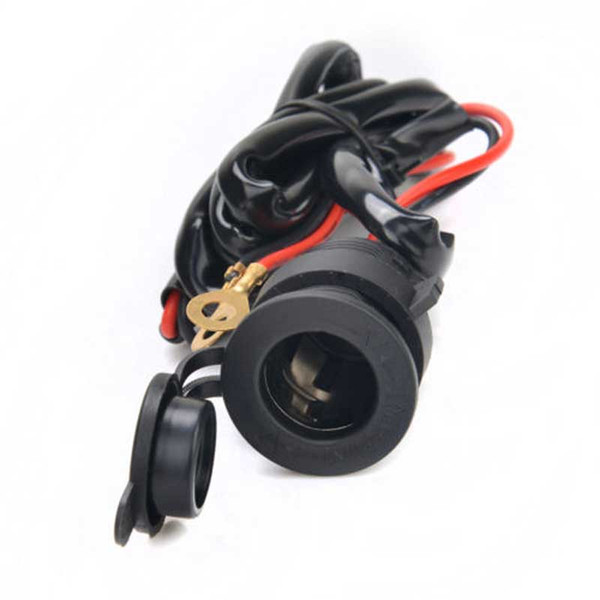 12V Power Socket Car Boat Motorcycle Cigarette Lighter Plug 1.5m Wire Waterproof