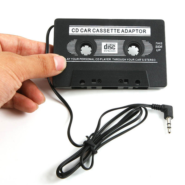 Hot Sale Car Cassette Tape Adapter FOR MP3 CD MD DVD For Clear Sound Music drop shipping