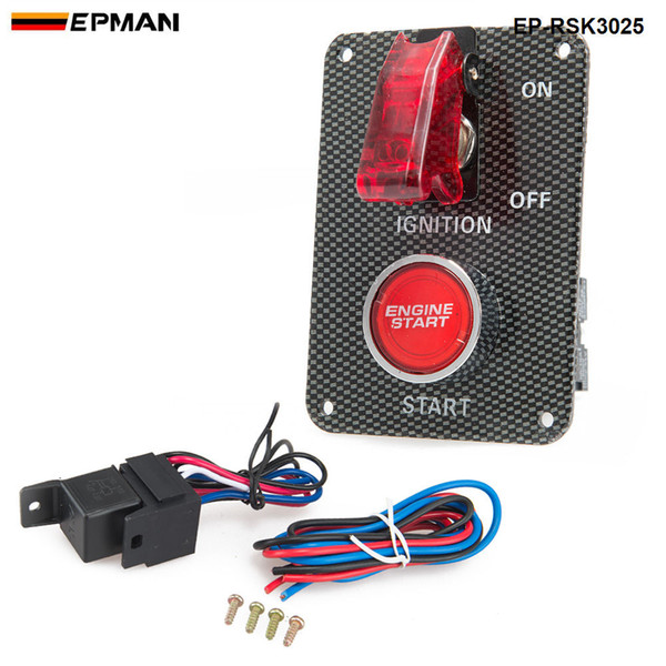 Tansky Racing Switch Kit Car Electronics/Switch Panels-Flip-up Start/Ignition/Accessory For Universal Have In Stock TK-RSK3025