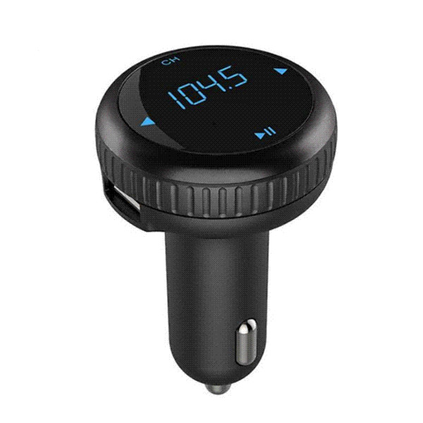 VORCOOL LCD Wireless Bluetooth FM Transmitter Car Charger MP3 Music Player with Dual USB Port Hands-free Call Kit