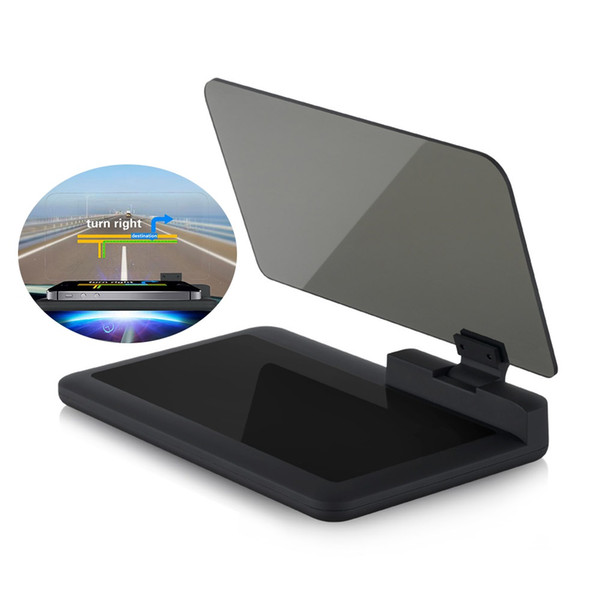 Universal H6 Car HUD Holder Head Up Display GPS Navigator Phone Smartphone Projector Reflection Board Panel