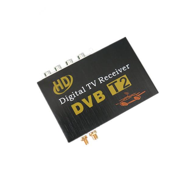 freeview HD High Speed Dual antenna DVBT2 Digital car TV tuner dvbt2 receiver with DVB-T2 and H.264 MPEG-4 MPEG-2 dvb t2 box