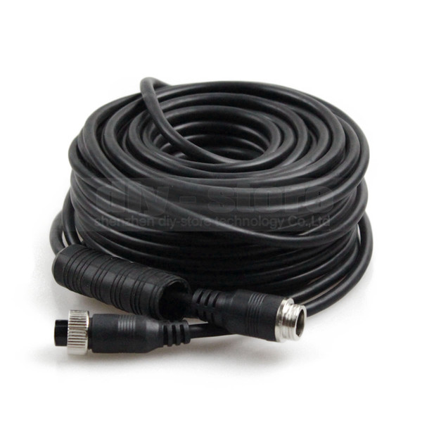 10 Meters / 33 Feet Waterproof 4pin Connector Extension Cord Video Cable for Bus / Truck / Car Reversing System