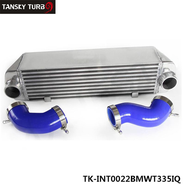 TANSKY - FOR BMW 135 135i 335 335i E90 E92 06-10 N54 TWIN TURBO INTERCOOLER WITH SILICON HOSE KIT RED TK-INT0022BMWT335IQ