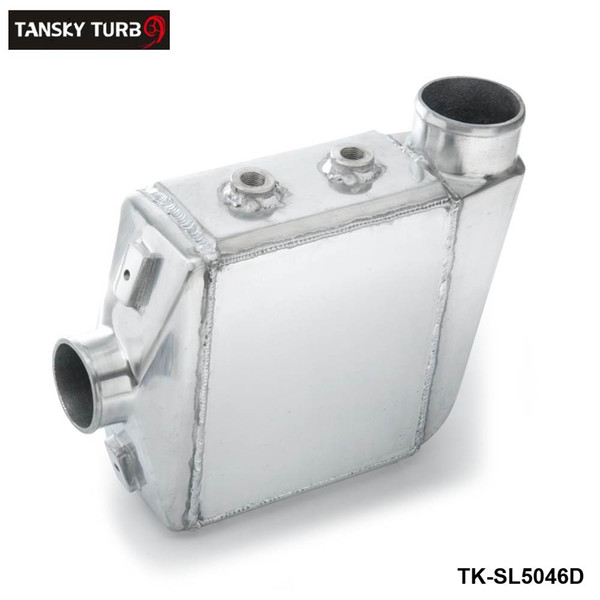 TANSKY- Universal Aluminum Water To Air Turbo Intercooler Front Mount 250 X 220 X 115mm Inlet/Outlet: 3.5