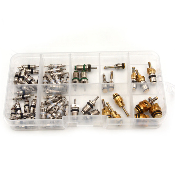 GZhengtong 58 Pcs R134/R12 Automotive Air Conditioning Valve Core