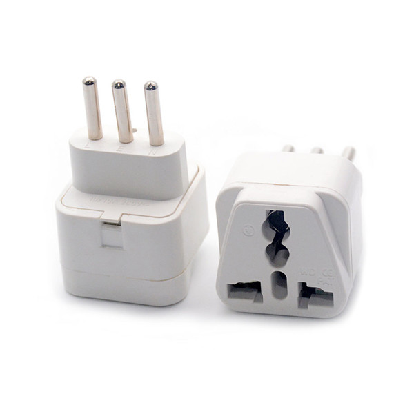 Universal UK/US/EU/AU to Italy Italian 3pin Travel Plug Converter Adapter Type L Plug Adaptor Convert