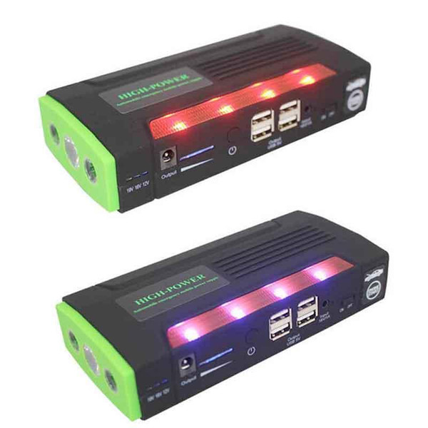 Green Super 68800mAh Car Jump Starter Auto Engine EPS Emergency Start Battery Source Laptop Portable Charger Mobile Power Bank